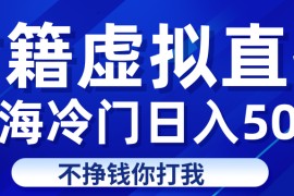 蓝海冷门项目虚拟古籍直播日入500+轻轻松松上车吃肉