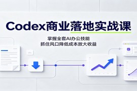 Codex商业落地实战课：掌握全套AI办公技能，抓住风口降低成本放大收益