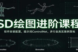 2026 StableDiffusion绘图进阶课：安装配置+ControlNet实操+多行业商用案例落地