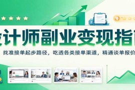 设计师副业接单变现全攻略：从起步路径到渠道拓展与谈单报价技巧