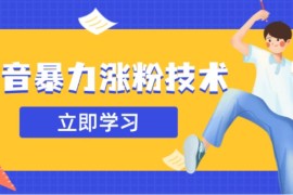 3月最新抖音暴力涨粉技术，快速涨粉安全无风险，一天涨1-10W粉
