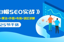 售价2280元的白帽SEO实战课程，建站+算法+外链+布局+误区讲解 全程无废话 