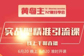 黄岛主：地区本地泛粉与精准粉引流玩法大解析（视频+图片）