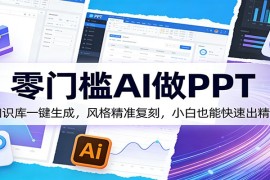 零门槛AI做PPT，AI知识库一键生成，风格精准复刻，小白也能快速出精品