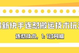 对外收费990的最新快手连怼搬运技术玩法，1:1过同框技术（4月10更新）