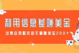 利用信息差出售点赞服务赚钱，简单操作即可每天躺赚美金200+【视频教程】