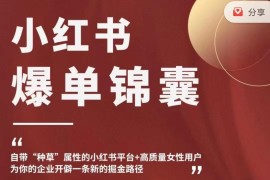 小红书爆单锦囊，自带“种草”属性+高质量女性用户，为你的企业开辟一条新的掘金路径