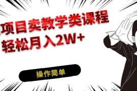 冷门项目卖钢琴乐器相关教学类课程，引流到私域变现轻松月入2W+