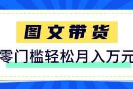 2026新手也能操作的带货玩法，用这个方法零门槛，轻松月入10000+