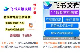 飞书文档复制大揭秘，有人利用这个方法收入8000+，附插件