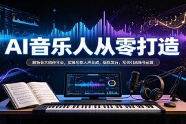 2026 AI音乐人全链路成长指南：平台解析、创作实操、版权发行与账号运营