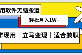 低密度新赛道，视频无脑搬，一天1000+，几分钟一条原创视频，零成本零门槛超简单