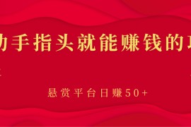 动动手指头就能赚钱的项目，悬赏平台日赚50+