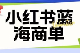 价值2980的小红书商单项目暴力起号玩法，一单收益200-300（可批量放大）