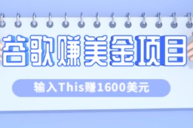 利用谷歌搜索特殊关键字赚钱项目，简单操作即可轻松赚1600+美元
