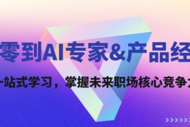 从零到AI专家产品经理：一站式学习，掌握未来职场核心竞争力