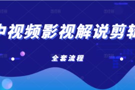 已收益21万的中视频影视解说剪辑教学，含账号打造、选剧、文案、配音、剪辑等全