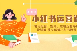 小红书·无货源电商1.0，0粉丝无需囤货 小白轻松上手的无货源变现项目