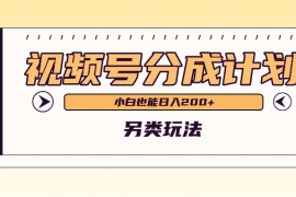 视频号分成计划另类玩法，利用AI制作外国人在中国视频，小白也能日入200+