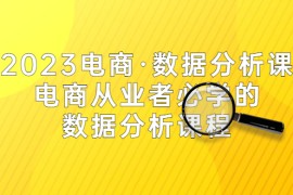电商·数据分析课，电商·从业者必学的数据分析课程（42节课）