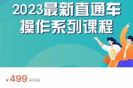 2023最新引力魔方系列课程，如何利用直通车去冲销量