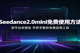 Seedance2.0mini免费使用方法：双平台安装包，手把手教你免费启用工具