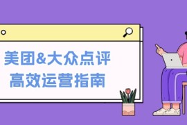 美团大众点评高效运营指南：从平台基础认知到提升销量的实用操作技巧