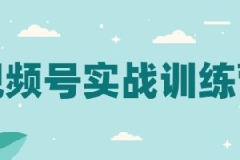 视频号实战训练营