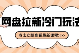贴吧网盘拉新：2-3天变现的冷门玩法，实操细节全拆解快速上手拓展收益渠道
