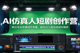 AI仿真人短剧创作营：树立专业导演创作思维，依托AI工具完成成片制作