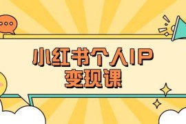 小红书个人变现课：精准人设定位+爆款选题拆解，教你打造百万流量账号秘籍