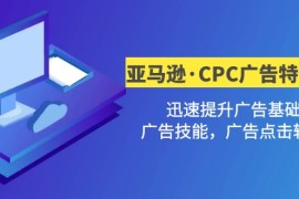 亚马逊CPC广告·2期特训营，迅速提升广告基础，广告技能，广告点击转化