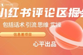 小红书评论区掘金日入 200+【信息差项目】
