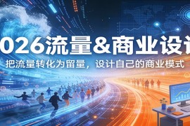 2026流量商业设计，把流量转化为留量，设计自己的商业模式