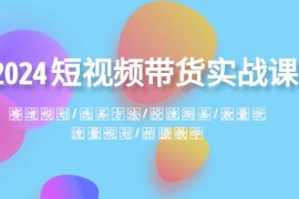 短视频带货实战课：赛道规划·选品方法·投流测品·放量玩法·流量规划  