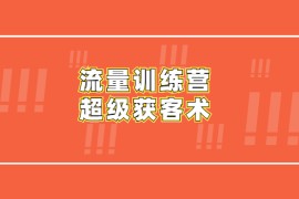 流量训练营 人人都能学会的超级获客术 教你搭建微信私域流量池