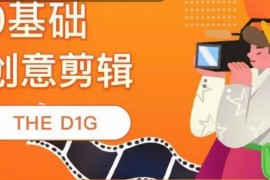 零基础创意剪辑课，第一馆创意剪辑实操课-49节完整版