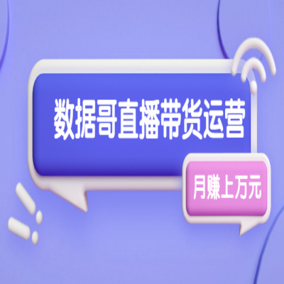 数据哥直播带货 数据哥直播带货