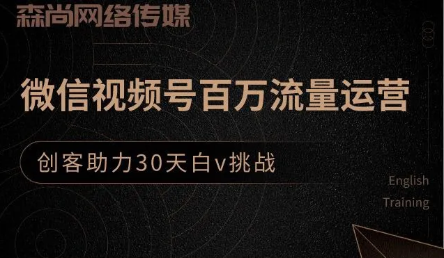 创客江湖录微信视频号百万流量运营 创客江湖录微信视频号百万流量运营