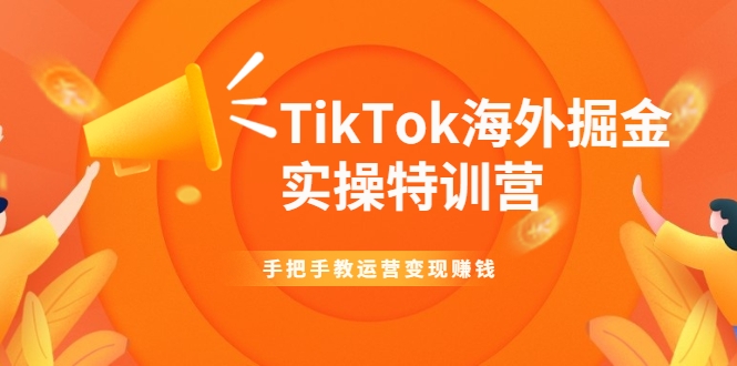TikTok海外掘金实操特训营