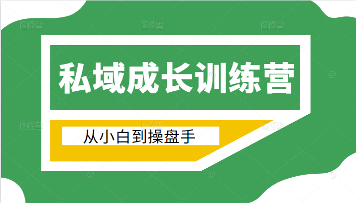 电商私域成长训练营,从小白到操盘手(价值999元) 电商私域成长训练营,从小白到操盘手(价值999元)
