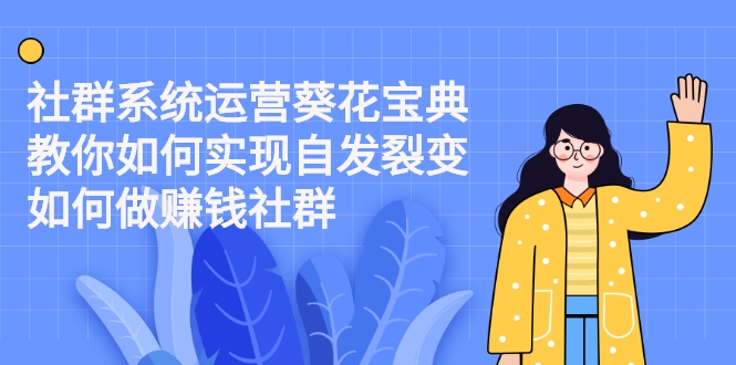 社群系统运营葵花宝典 社群系统运营葵花宝典