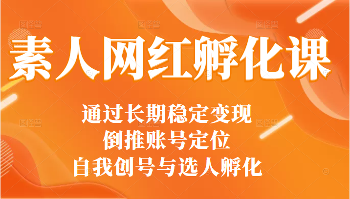 网红孵化课
