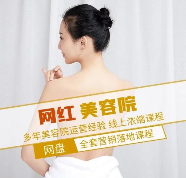 网红美容院全营销落地课程 网红美容院全营销落地课程