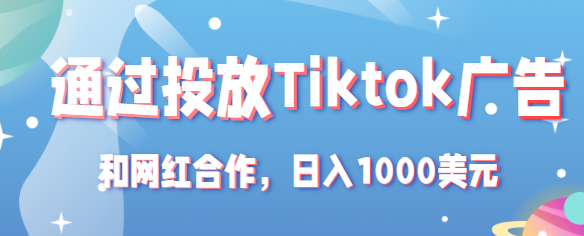 Tiktok赚钱项目 Tiktok赚钱项目
