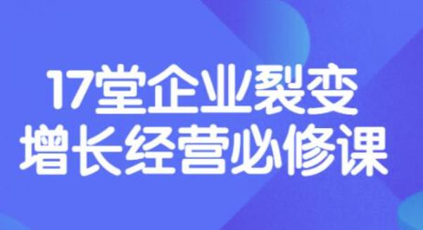 盈利增长17堂必修课 盈利增长17堂必修课
