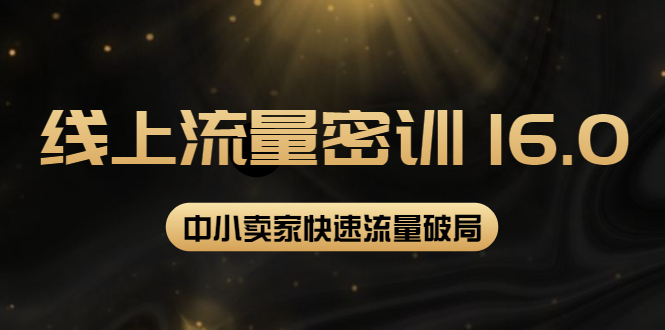 线上流量密训16.0