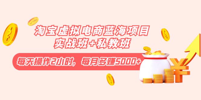 淘宝虚拟电商蓝海项目实战班 淘宝虚拟电商蓝海项目实战班
