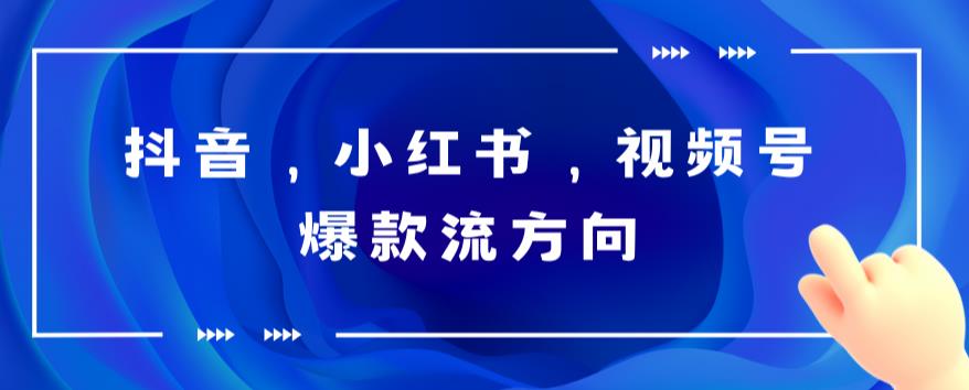 抖音,小红书,视频号爆款流视频制作,简单制作掌握流量密码 抖音,小红书,视频号爆款流视频制作,简单制作掌握流量密码
