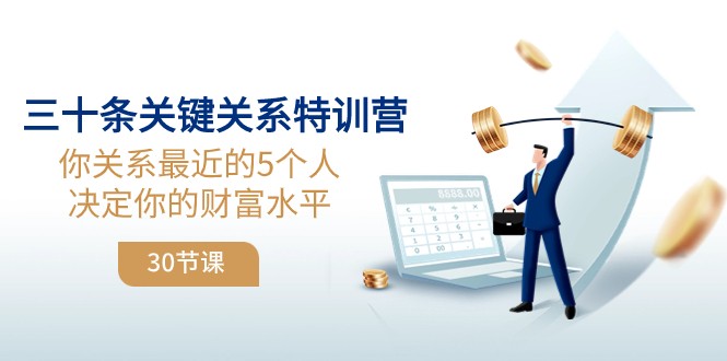 三十条关键关系特训营:你关系最近的5个人决定你的财富水平 三十条关键关系特训营:你关系最近的5个人决定你的财富水平